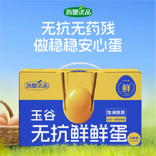 【江苏农垦】苏垦优品丨无抗鲜鲜蛋 30枚装 商品图0