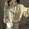 智性老钱风轻氧亚麻衬衫 春夏防晒女士衬衫轻奢高级感长袖外穿薄款纯色外套 商品缩略图5