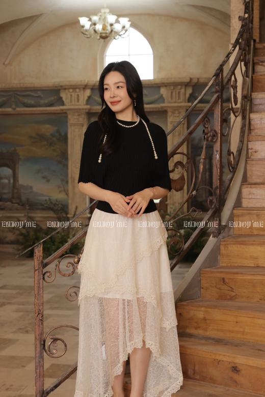 【门店同款】ENJOY夏季不规则蕾丝长半裙 170794114 商品图0