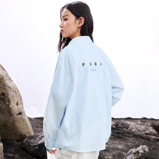 PUMA彪马童装2026夏季新款儿童长袖衬衫轻薄透气休闲时尚 商品图3