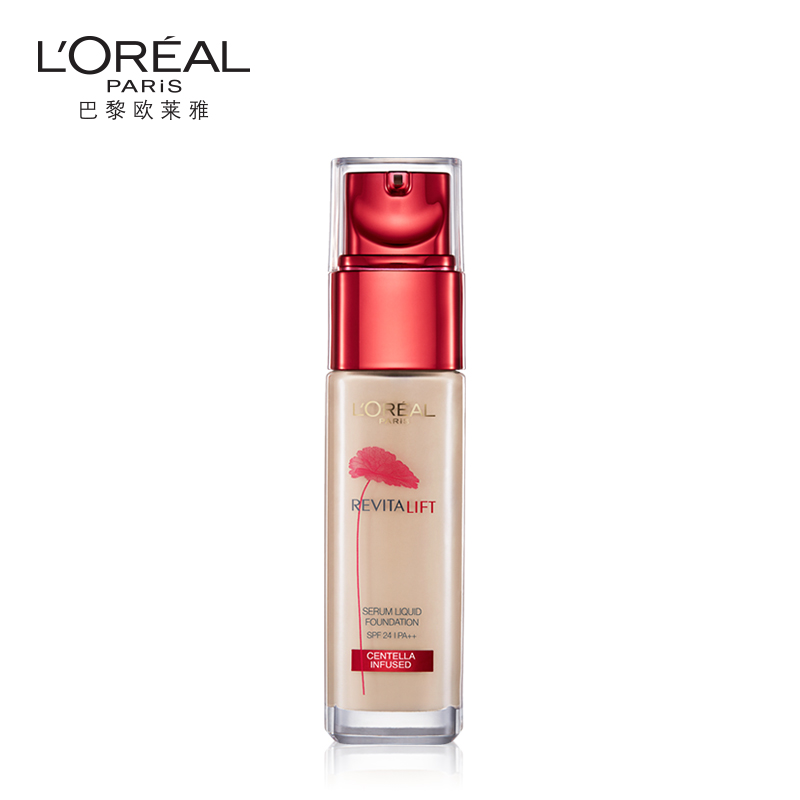 欧莱雅L’OREAL 精华粉底液 30ml 复颜提拉紧肤积雪草