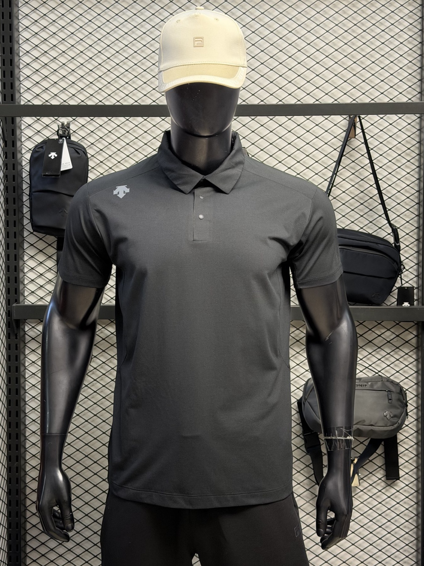 Dst   TRAINING系列男士短袖翻领POLO衫    热熔短袖