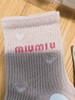 点此购买 miumiu女士中筒袜 343514 商品缩略图7