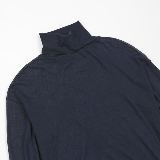 ROMI STUDIO“体感轻盈”醋酸棉舒适薄透高领针织上衣RWDSSU3056 商品图2