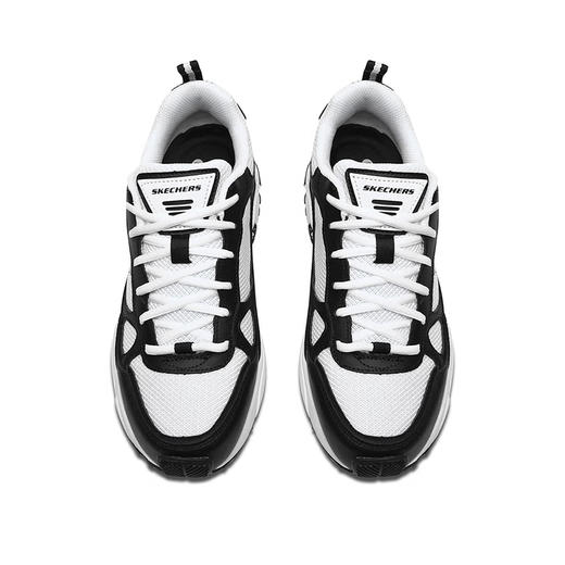 Skechers斯凯奇 男复古慢跑鞋 51706-BKW 商品图4