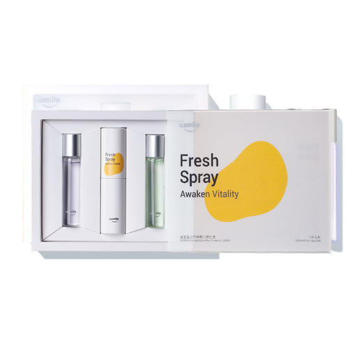 usmile 元气唤醒口喷礼盒8ml*3 6970411756350 (新疆，西藏、青海、甘肃、宁夏、内蒙等偏远地区不发货) 商品图2