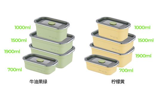 【BBFresh保鲜盒】【3天内发货】保鲜盒便当盒水果盒【可蒸可烤可明火加热可进洗碗机】【食品级304不锈钢】 商品图10