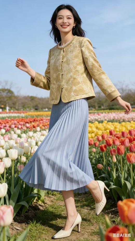 647073小香风款国风外套 商品图2