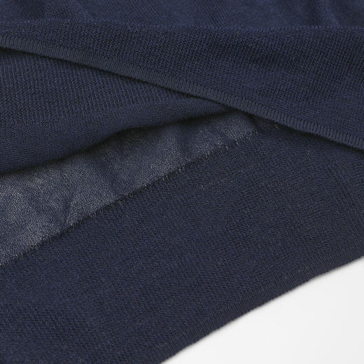 ROMI STUDIO“体感轻盈”醋酸棉舒适薄透高领针织上衣RWDSSU3056 商品图4