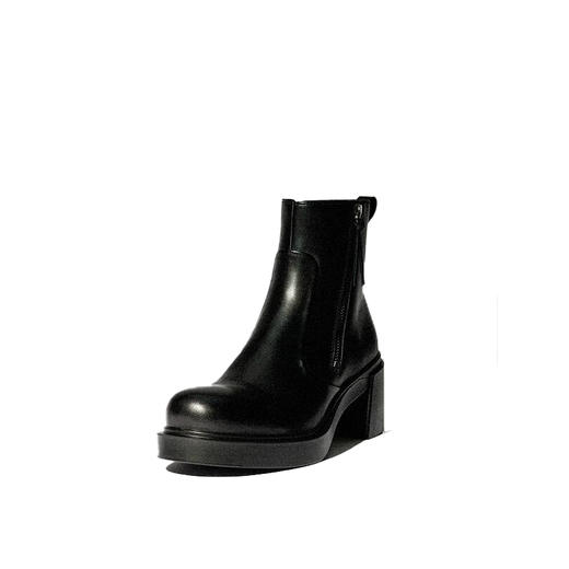 ECCO爱步 女厚底粗高跟短靴 22350301001 商品图0