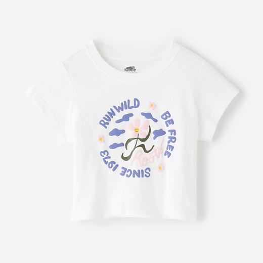 【2件9折】【ROOTS】女童休闲短袖T恤 商品图5