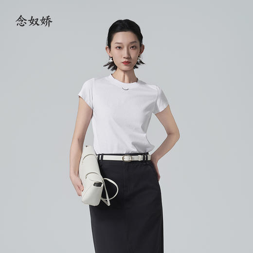 【商场同款】CNE6356 “ 雪花T恤 ” 柔软亲肤好搭配 导湿快干 商品图0