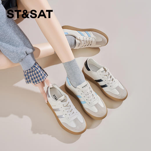 星期六26春新款复古校园风百搭软底德训SSE1112C6Z 商品图1