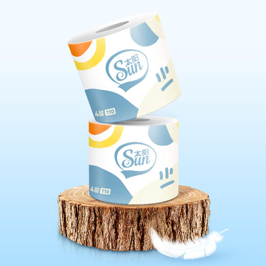 太阳 中顺洁柔有芯卷纸4层110g*10卷 SJ0R110-11X 商品图4