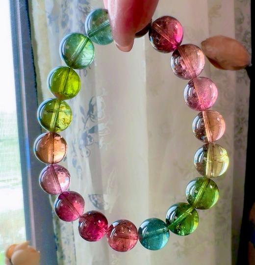 11.3mm彩虹碧玺手串 商品图1