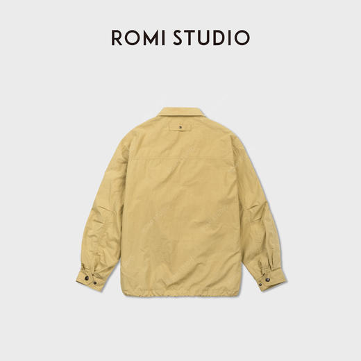 ROMI STUDIO“春日色彩”双染府绸做旧水洗翻领风衣外套 RWCSWY7318 商品图2