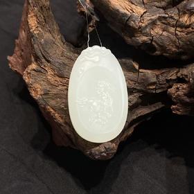 【快抱】【于田产和田玉于田料白玉生肖马】出证书，发货1~5天，48小时鉴赏期