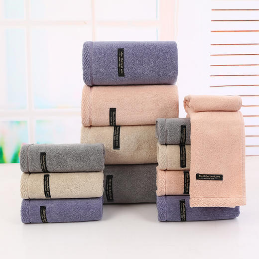 PLAYBOY花花公子 初心组合套件浴巾毛巾双条（礼盒装）136*70CM HM797 商品图2