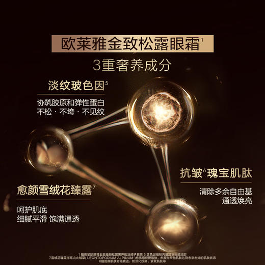 L'OREAL欧莱雅 金致臻颜松露奢养肌活修护眼霜20ml 6941594506506 商品图4