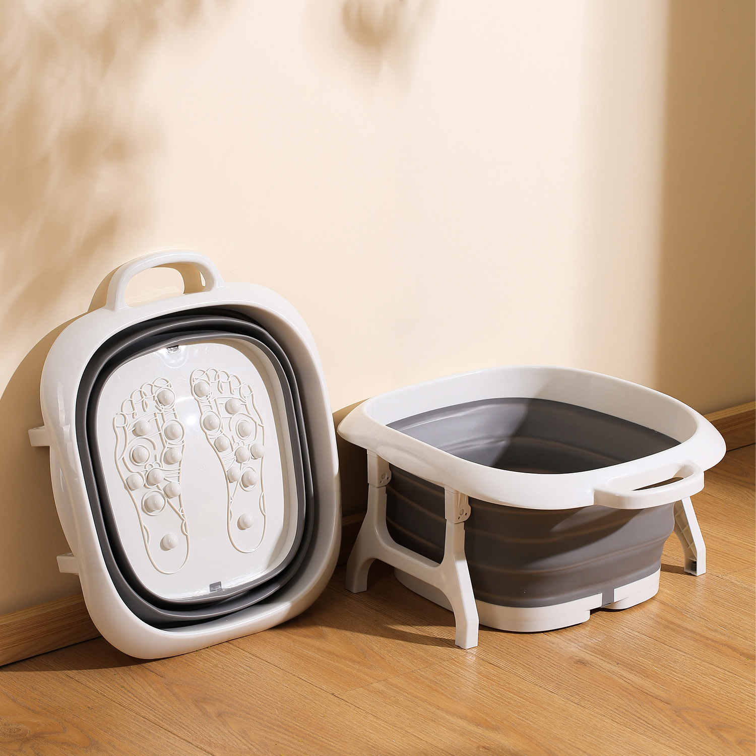 团购-星浩  美丽雅可折叠泡脚桶39cm1个15L HC99333