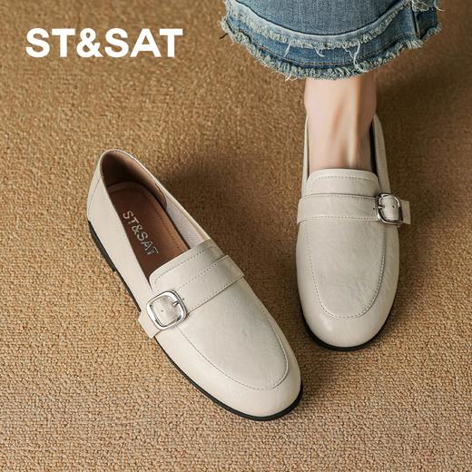 星期六26春新款复古质感百搭通勤乐福鞋SSE1112CDX 商品图6