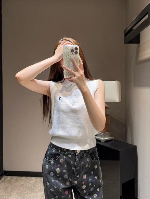 拉夫劳伦 26SS春夏新款 无袖套头翻领polo针织背心（MM） 商品图7