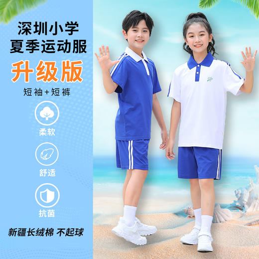 青之树【升级版】小学夏装运动服 【深圳市中小学校服供应商】 51深圳校服 商品图0