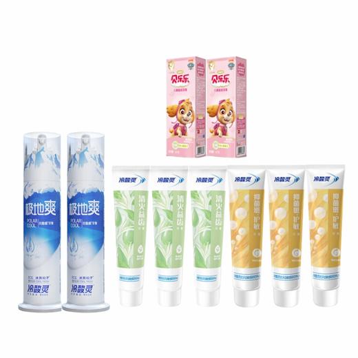冷酸灵 家庭牙膏套装10支(共1100g) LSR10-TSM 商品图0