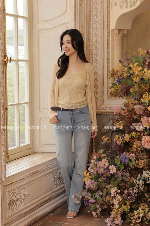 【门店同款】ENJOY夏季口袋盖提臀筒喇裤 170694228 商品图3