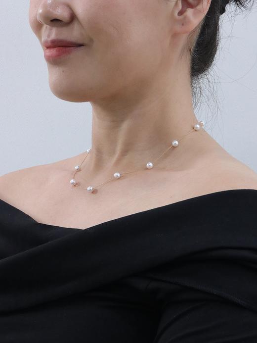 【挚友限定】满天星-18k金akoya珍珠项链 6-6.5mm 商品图2