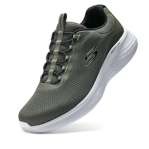 Skechers斯凯奇 男绑带运动休闲鞋 232831-OLBK 商品图2