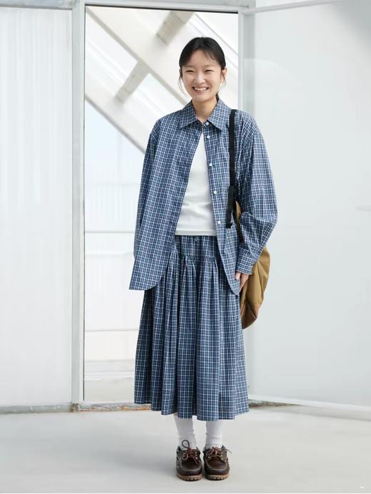 步履不停/6A11304C/复古格纹衬衫 商品图2