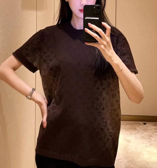 中性款logo渐变短袖针织衫zo 商品图3