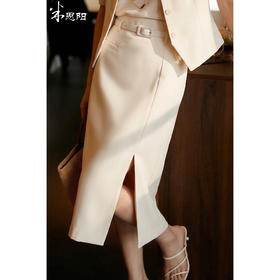 【显瘦开叉裙】米思阳2026夏季时尚高级感通勤百搭高腰显瘦包臀半身裙女4119/1459