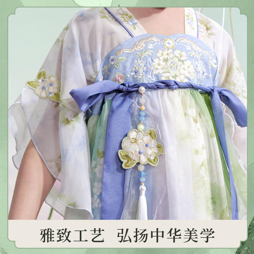 笛莎Deesha 2026年夏季新款观山见女童连衣裙 商品图3