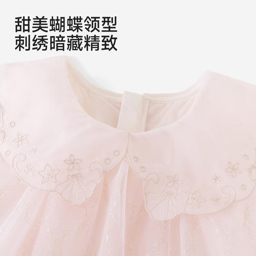 【商场同款】英氏儿童裙子女童背心裙夏季新款网纱花边公主裙可爱 商品图3