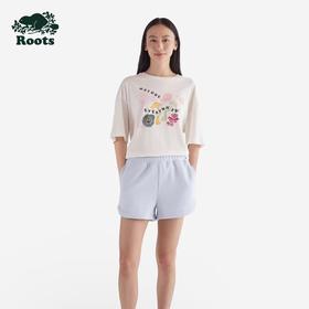 【2件9折】【ROOTS】女式休闲宽松短袖T恤
