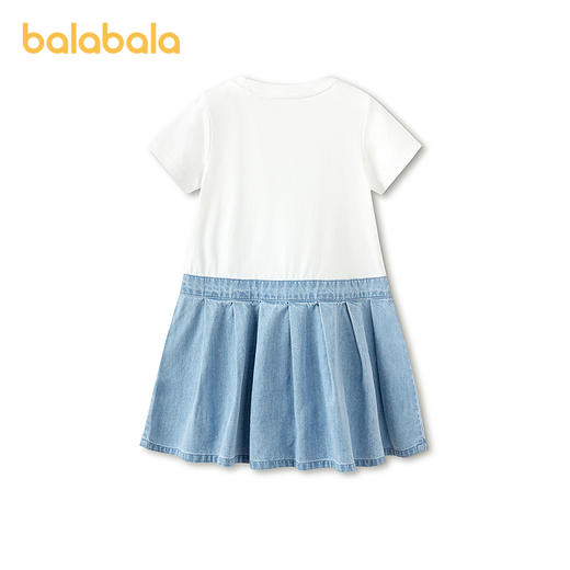 【商场同款】巴拉巴拉童装儿童连衣裙女童2026新款夏假两件牛仔裙 商品图2