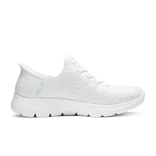 Skechers斯凯奇 女一脚蹬运动休闲鞋 150125-WHT 商品图3