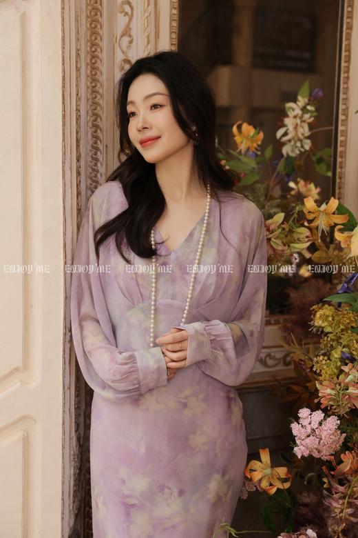 【门店同款】ENJOY夏季油画鸢尾连衣裙 170744176 商品图4