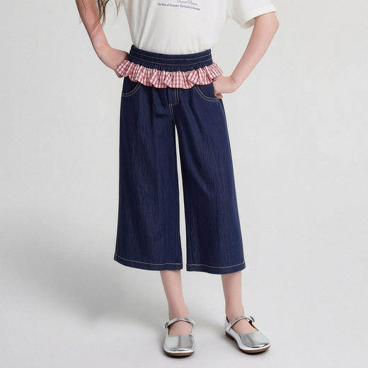 笛莎Deesha 2026年夏季新款中童女童休闲中短裤裤子 商品图1