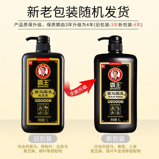霸王 首乌固发洗发液（防脱型）1L+400ml首乌固发洗发液（防脱型） BWFC-006 商品图3