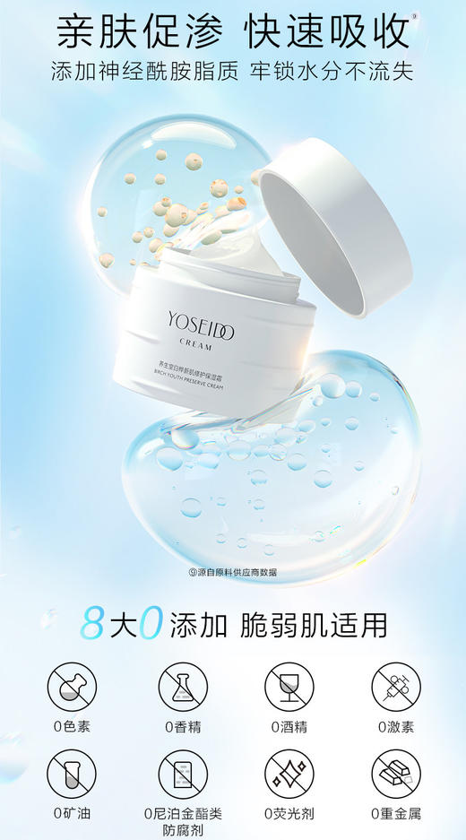 养生堂白桦新肌修护保湿霜 商品图2