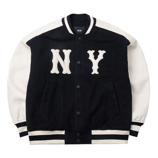 MLB 通用毛呢夹克外套 3AJPB0854-50BKS 商品图3