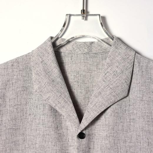 23136SDSA男装2026新款高贵轻奢老钱风肌理翻领短袖衬衫百搭简约上衣 商品图4