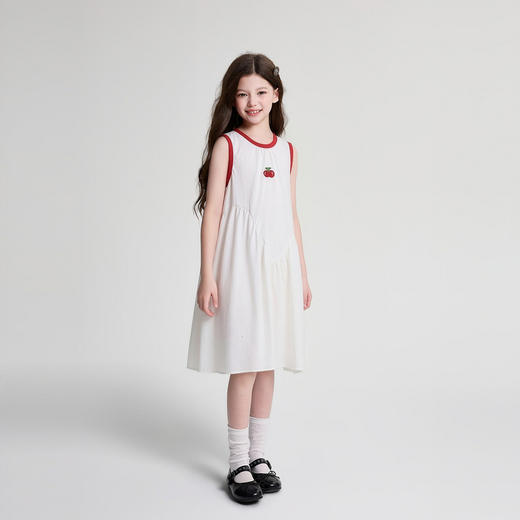笛莎Deesha 2026年夏季新款中童女童F时尚出街连衣裙连衣裙 商品图2