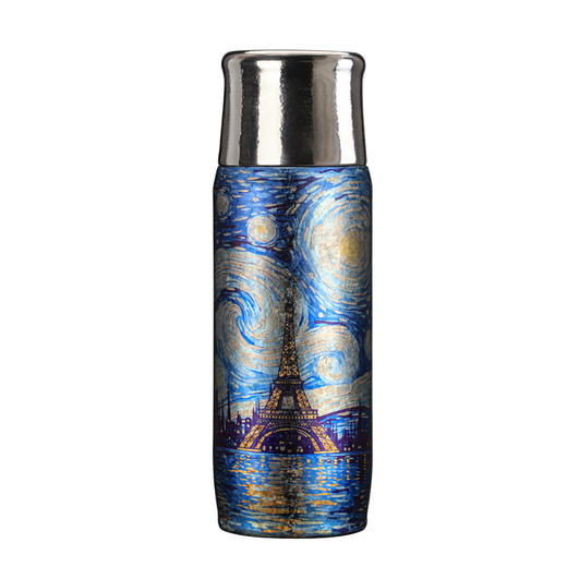 咪酷 钛空星夜之境磁吸杯430ml巴黎之夜 MK-FG430 商品图0