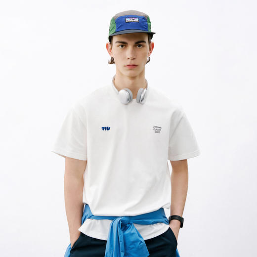 714street7A抗菌凉感网眼速干棉短袖2026夏季潮牌宽松圆领T恤男 商品图2