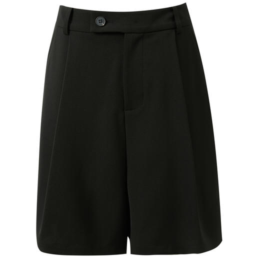 三彩2026夏季新款休闲中裤高腰百慕大五分裤宽松通勤S 商品图4