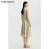 PURE TOUCH女装26春夏新款圆领无袖连衣裙腰部系带中长款过膝长裙 商品缩略图4